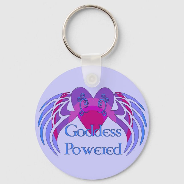 Goddess Powered Key Ring (Front)