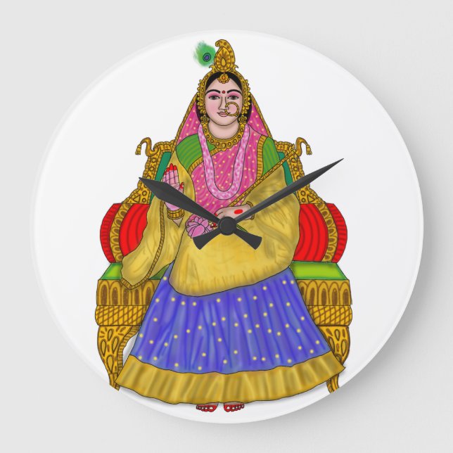 Goddess Radha Clock (Front)