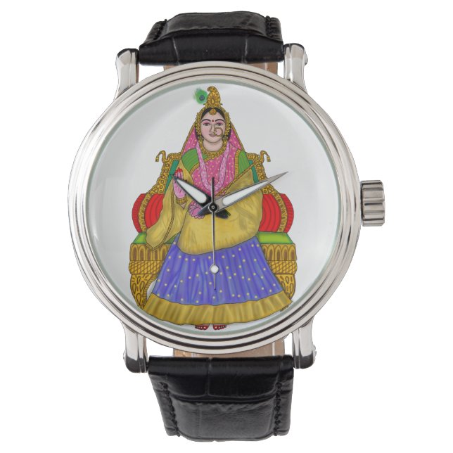 Goddess Radha Clock Watch (Front)