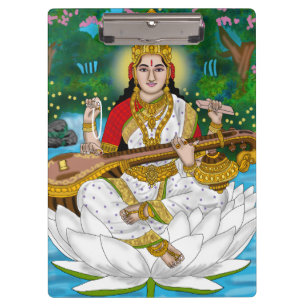 Goddess Saraswati Clipboard
