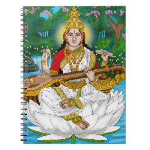 Goddess Saraswati Notebook
