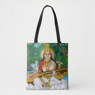 Goddess Saraswati Tote
