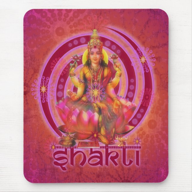 Goddess SHAKTI / LAKSHMI Mouse Pad (Front)
