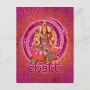 Goddess SHAKTI / LAKSHMI Postcard