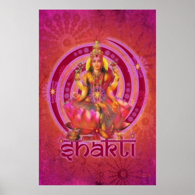 Goddess SHAKTI / LAKSHMI Poster (Front)