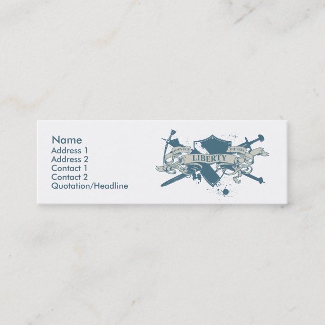 Goddess Shield Profile Card (Front)