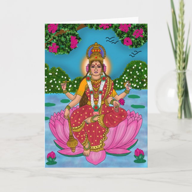 Goddess Siddhidatri  Card (Front)
