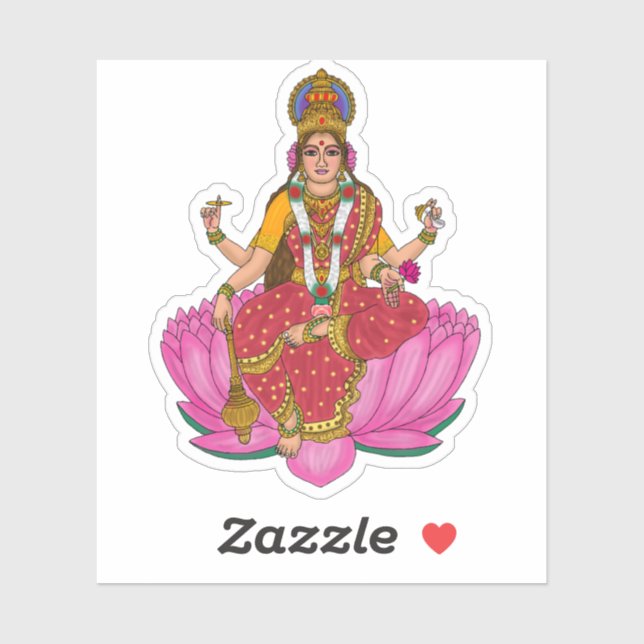 Goddess Siddhidatri Sticker (Sheet)