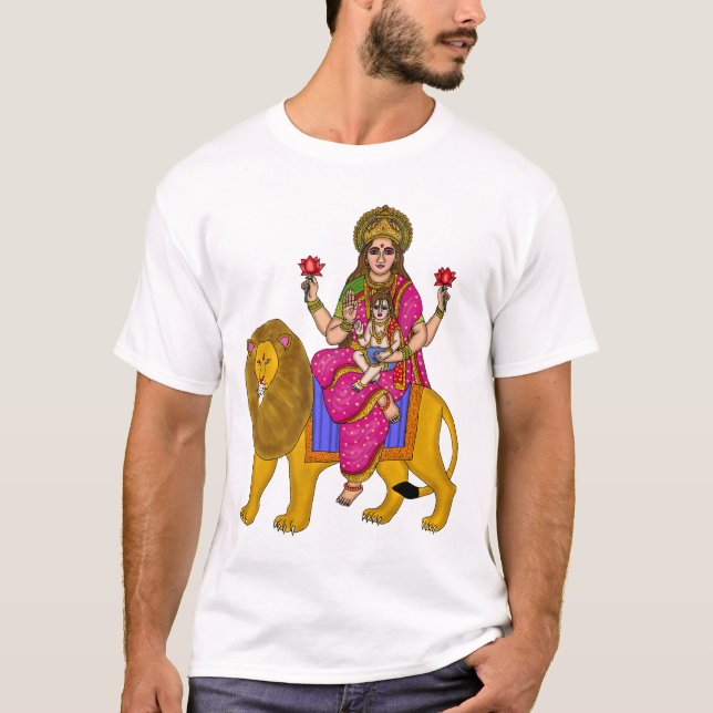 Goddess Skandamata T-Shirt (Front)