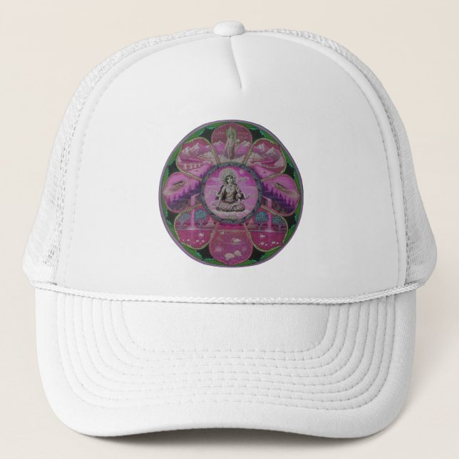 Goddess Tara Mandala Trucker Hat (Front)