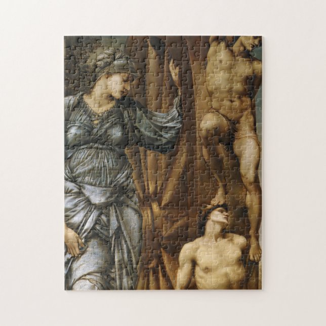 Goddess Turning the Wheel of Fortune (Burne-Jones) Jigsaw Puzzle (Vertical)