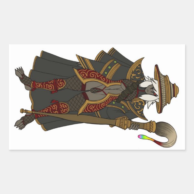 Goddess Vaznev Rectangular Sticker (Front)