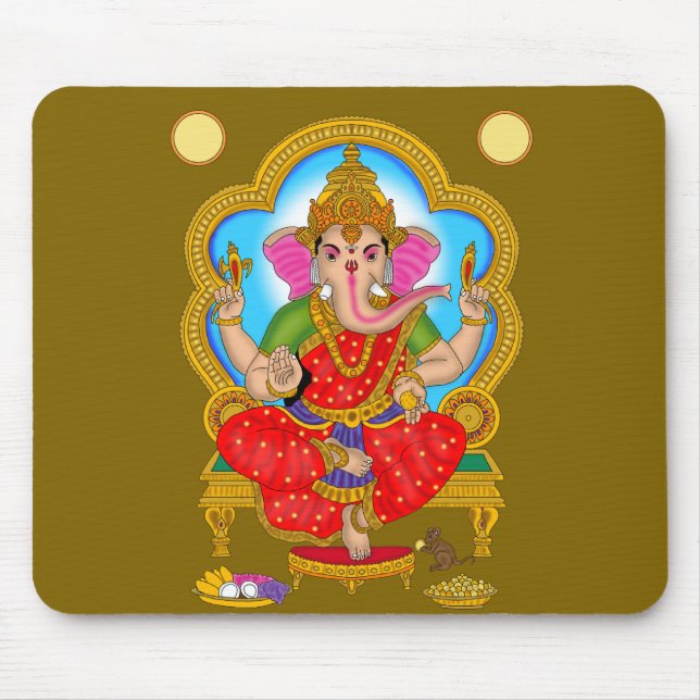 Goddess Vinayaki Mouse Pad (Front)