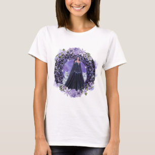 Goddess with wolves by Renee Lavoie  T-Shirt