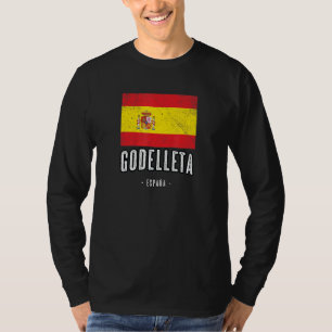 Godelleta Spain Es Flag City Bandera Ropa T-Shirt
