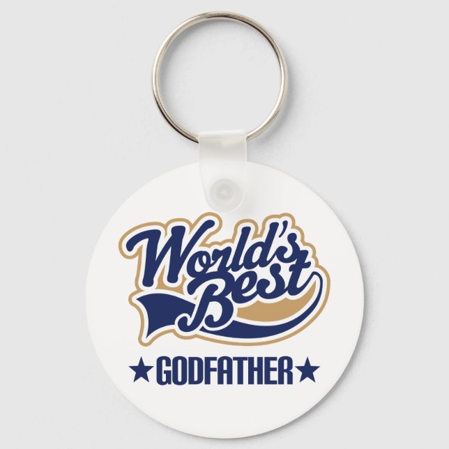Godfather Gift Key Ring (Front)