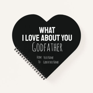 Godfather Gifts Cute Unique Cool Modern Trendy Notebook