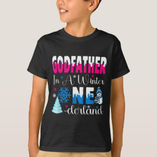 Godfather In A Winter Onederland Bday Girl Sweet S T-Shirt