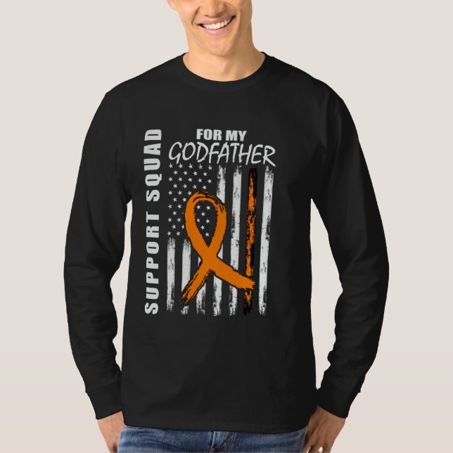 Godfather Multiple Sclerosis Flag Supporter Produc T-Shirt (Front)