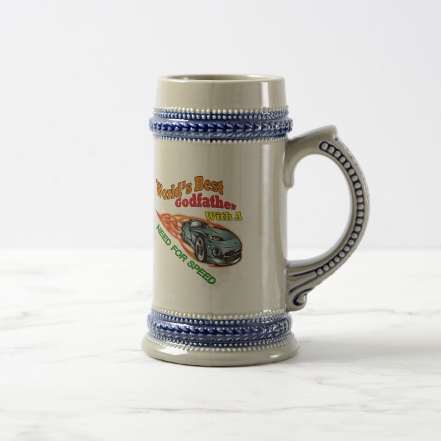 Godfather Need For Speed Father's Day Gifts Beer Stein (Right)