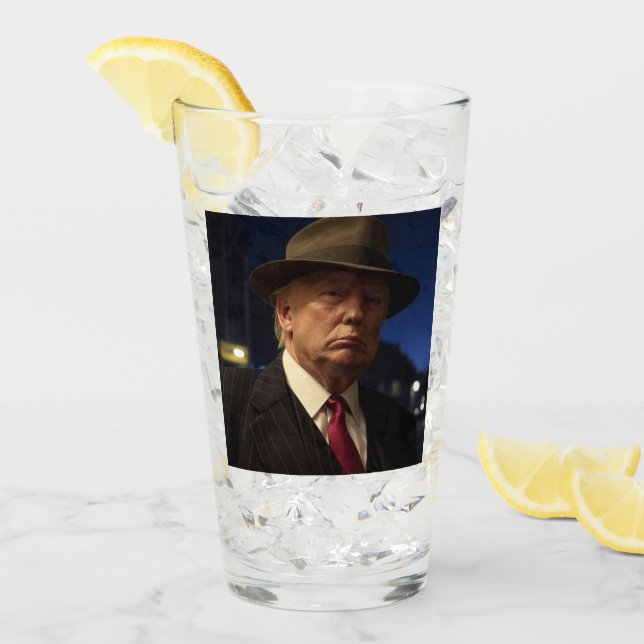 Godfather of America Don J. Trump  Glass (Front Ice)