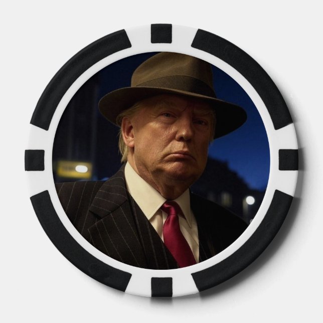 Godfather of America Don J. Trump  Poker Chips (Front)