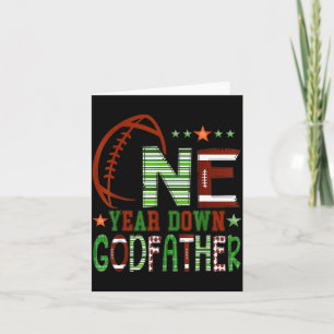 Godfather of The Birthday Boy 1 Year Old Birthday Card
