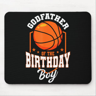 Godfather Of The Birthday Boy Basball Theme Bday Mouse Pad