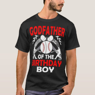 GODFATHER Of The Birthday Boy Baseball T-Shirt