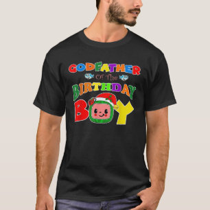 Godfather Of The Birthday Boy Funny Melon Family M T-Shirt