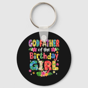 Godfather of The Birthday Girl Hawaii Family Party Key Ring