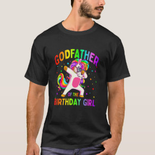 Godfather of the Birthday Party Girl Dabbing Unico T-Shirt