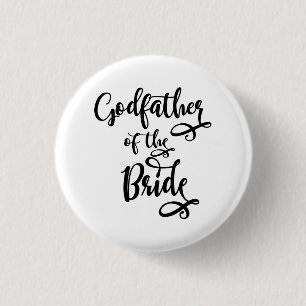 Godfather of the Bride 3 Cm Round Badge