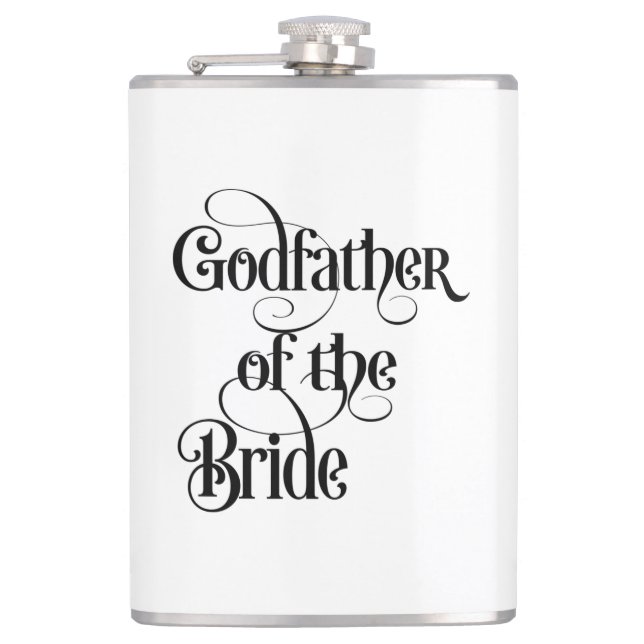Godfather of the Bride Flask (Front)