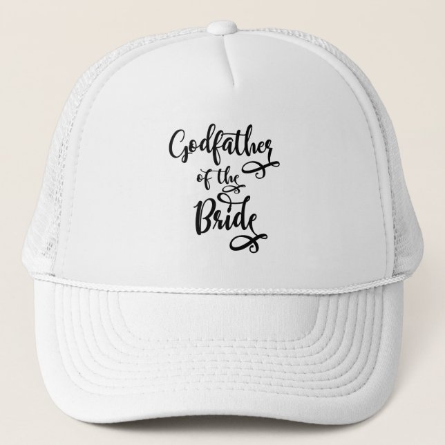 Godfather of the Bride Trucker Hat (Front)