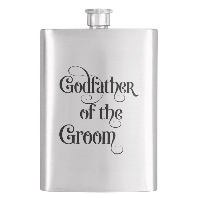 Godfather of the Groom Flask (Front)
