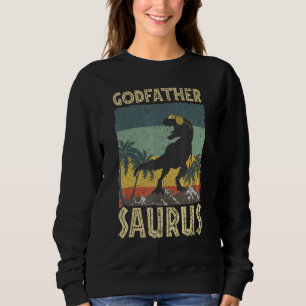 Godfather Saurus Dinosaur Rex Family Matching Sweatshirt