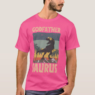 Godfather Saurus Dinosaur T Rex Family Matching T-Shirt