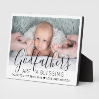Godfather Thank You Baptism or Christening Photo