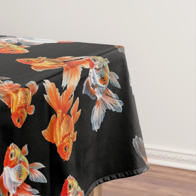 Godfish Parade Tablecloth (In Situ)