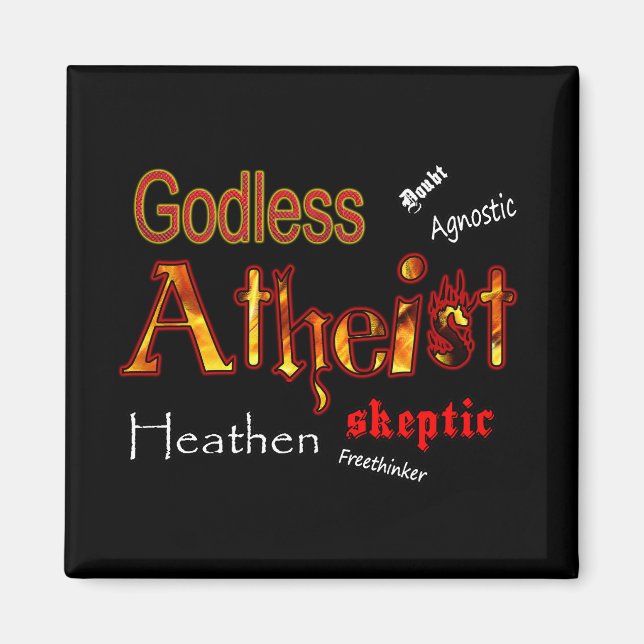 Godless Atheist Magnet (Front)