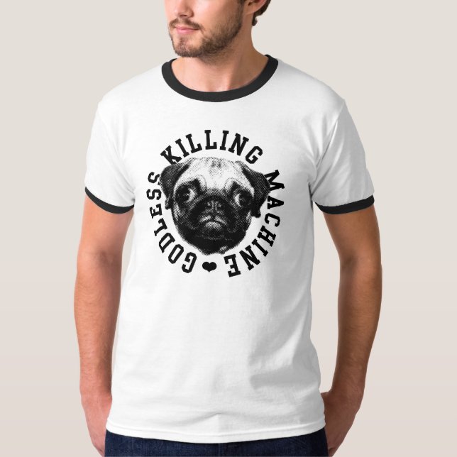 godless killing machine T-Shirt (Front)