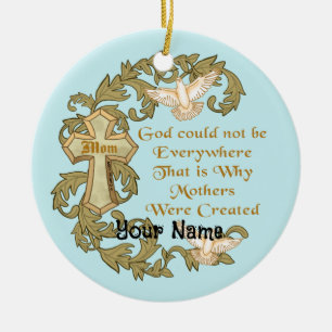 Godly Christian Mum ornament 
