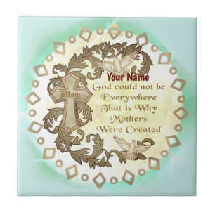 Godly Christian Mum Tile