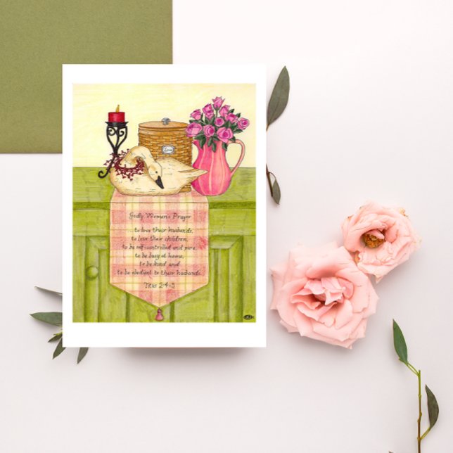 Godly Woman's Prayer Mother's Day Card (Creator Uploaded)