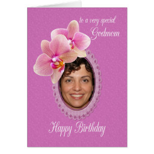 Godmom Special Birthday Wishes Orchids