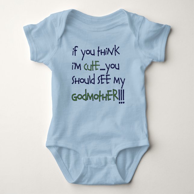 godmother baby bodysuit (Front)