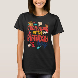 Godmother Birthday Boy Pirate Birthday Party Theme T-Shirt