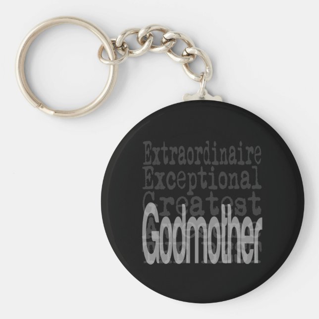 Godmother Extraordinaire Key Ring (Front)