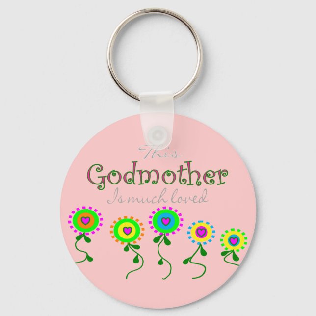 Godmother Gifts for Any Occasion Key Ring (Front)